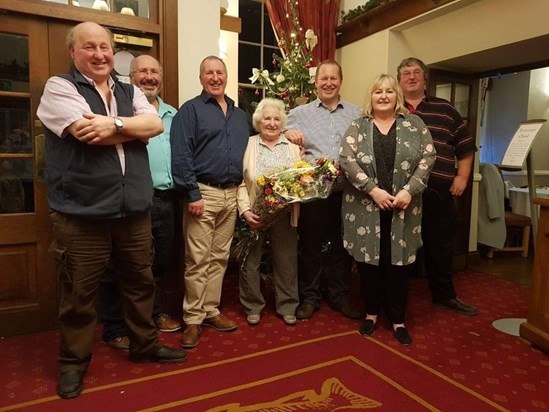 John, Nigel, Gwyn, Mum Nancy, Andy, Diana and Roger