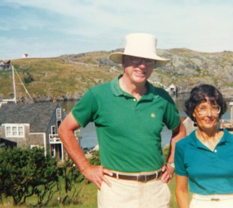 John & Elaine at Monhegan Island, 1980s