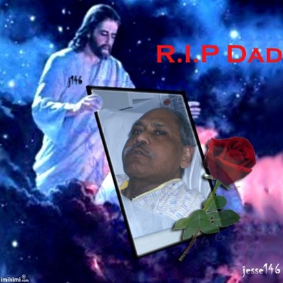 my dad with god