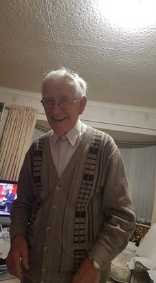 Grandad loved to try on Ruby-mays accessories, sporting some rather nice cat ears here 