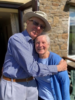 Mum and Dad enjoying a sunny day in Coverdale - August 2020