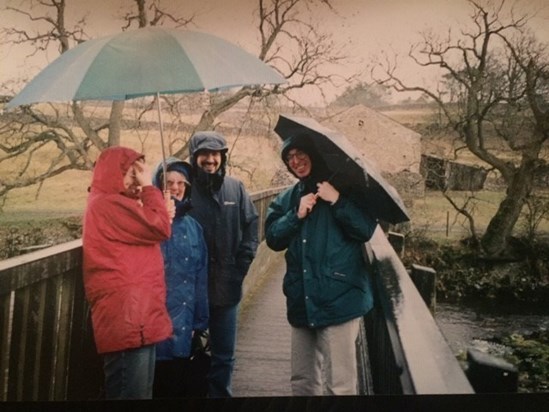 Trip in Yorkshire with PhD students Teresa, Jose and Berit 2001. Great fun!