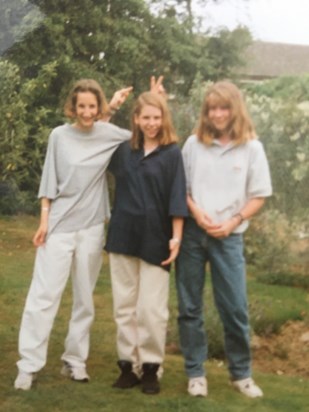 I think we was about 14 in this picture in my back garden