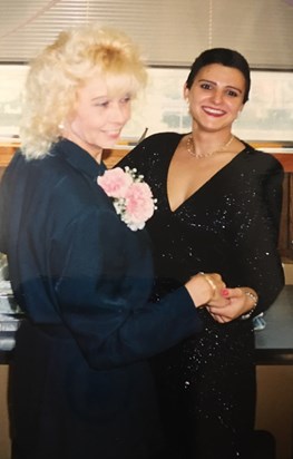 Dancing with mom at my wedding Oct 8,1995