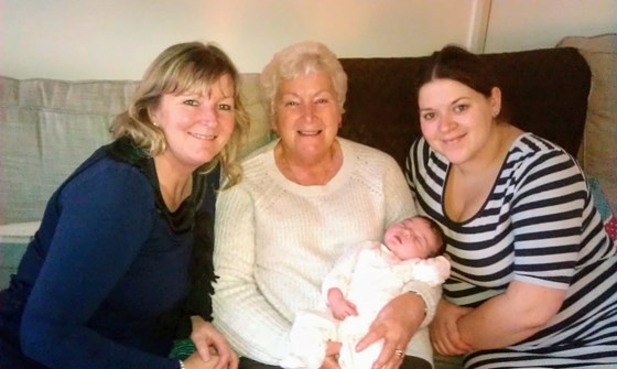 4 generations together for the first time. Xx