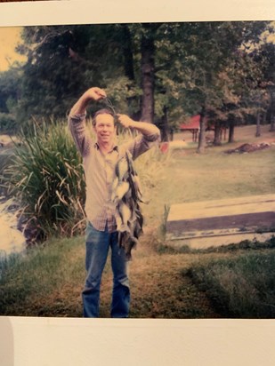 Papa loved to fish