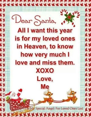 Dear Santa x