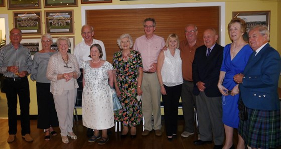 Celebrating with Christine and Peter at their Golden Wedding in Melrose - July 2017