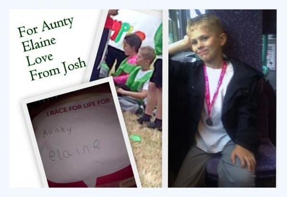 Josh Whittaker raised £35 racing in remembrance of his great aunty Elaine 