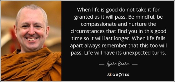 Ven Ajahn Brahm, whom Rebbeca thought of very highly