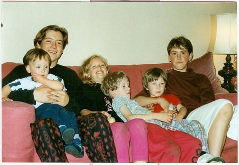 David with all G & G's Grandchildren 1992