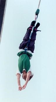 David Bungee Jumps in Nice 1992