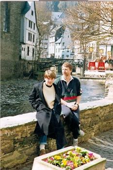 David with Alec in Holland 1990 ?