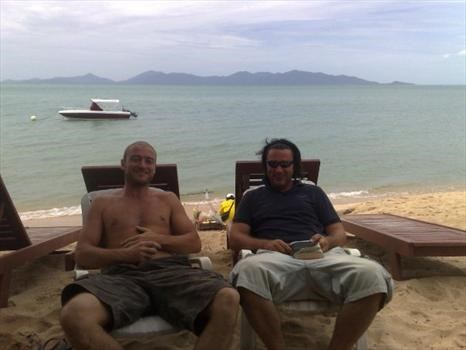David with Gilly in Thailand 2009