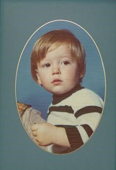 David's first school photo 1979
