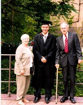 David's graduation with G & G 2002