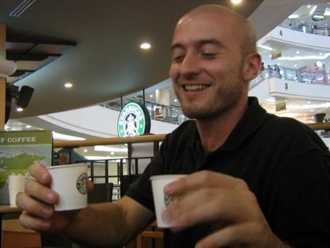David in Starbucks, Surabaya5