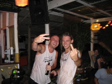 David partying,Thailand 2008