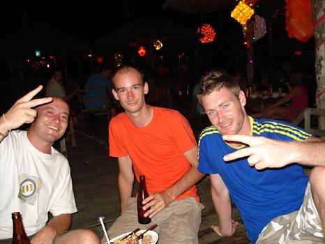 Dave, John and Alex. Thailand 2008