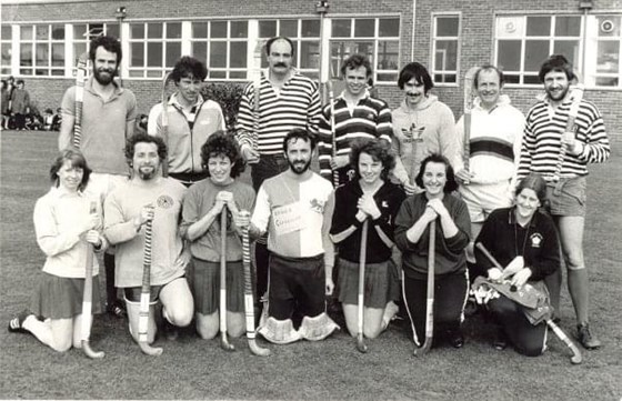 Teachers v Pupils Hockey 1984 (I’m sure they lost ??)