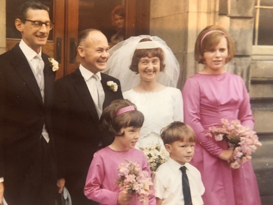 Jean and Hans wedding day - July 30th 1966 (England World Cup win!)