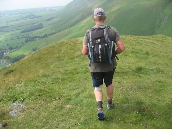 Not just road marathons, his giving it a go attitude took us to the Lakes also for a 2 day Mountain Marathon