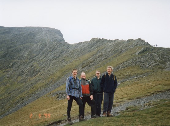 Lakes ‘99 Graeme, Beav, Doug, Ian