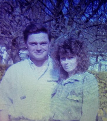 Mark & Fiona, many many years ago!