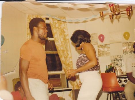 Floyd and Donna Dancing - 1978:Floyd and Earline's Birthday Party