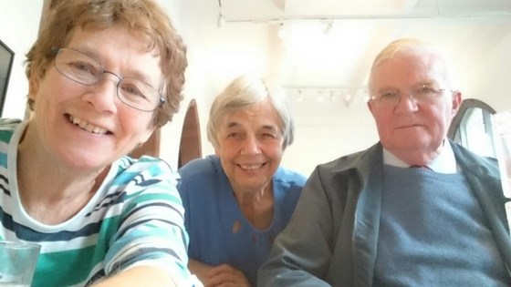 Hilary and Allan Wallace with Rosemary August 2018