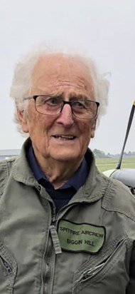 Ron's 90th birthday treat from June .. a flight in a Spitfire which he absolutely loved. Three victory rolls later!