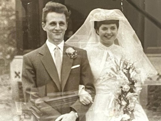 Wedding day ... 16th March 1957