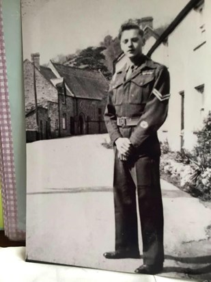Dad in uniform as a corporal