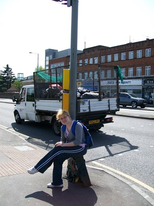 Public Seating on the Farnham Road.