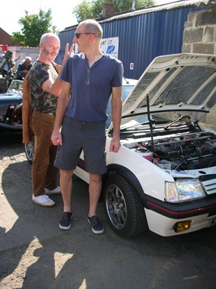 G.C with Andy at Bawtry car show