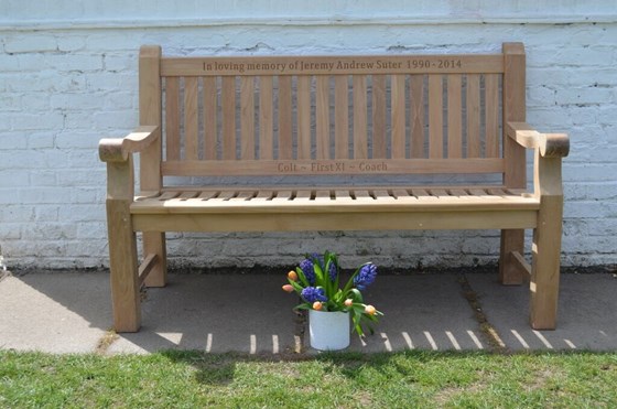 Bench at Beaconsfield Cricket ground donated by the Hattrick family