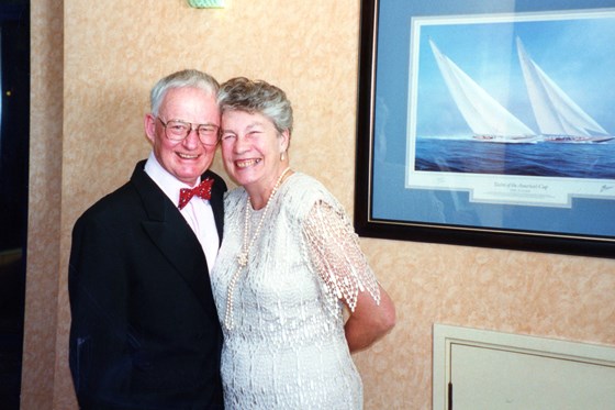 Pauline & Peter at Ladies Night 1998