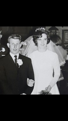 Denis and Barbara wedding 1967
