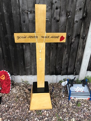 Your Easter cross of me. You will never walk alone x