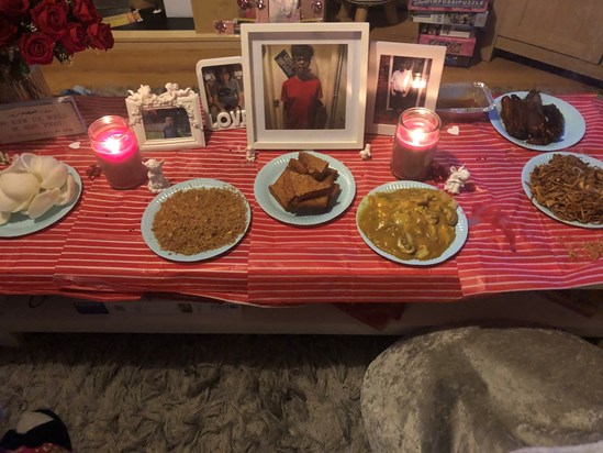 Our tea in your memory x