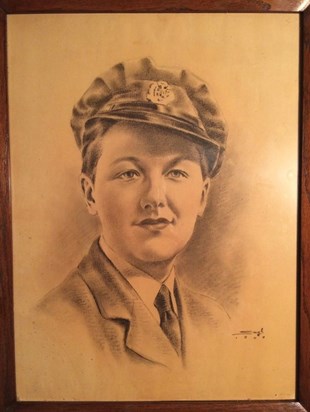 Pencil Drawing of Joan circa 1940