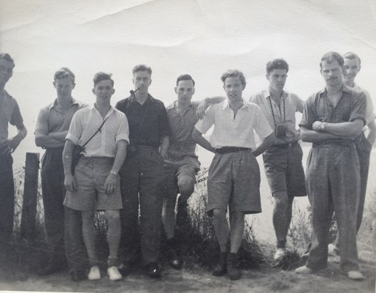 Young men on tour 1951