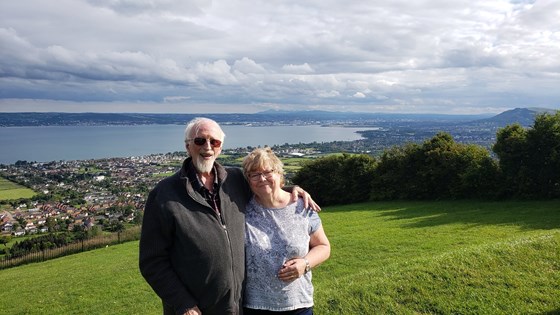 Knockagh Monument, taking the scenic route. 