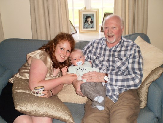 August 2011 in Crumlin Bernard with Grace and Alexander