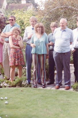 Cousins Peter and Tony's 130th birthday party in Lymington