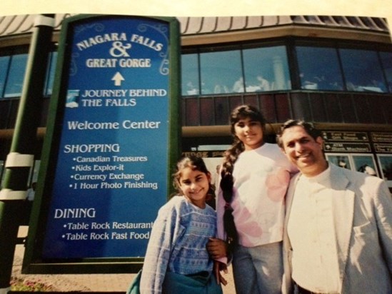 The family at Niagara Falls, Canada