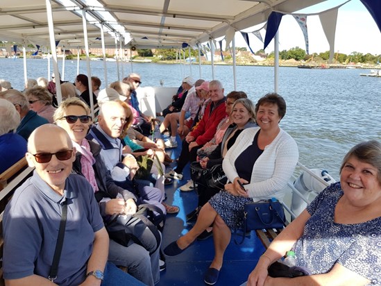 SFH group Gunton Hall holiday - boat trip (1)