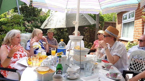 SFH group - afternoon tea at Carols