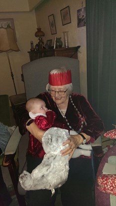 Gwen with her Great Great Niece Catherine