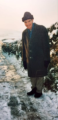 Cedric on the ministry in the snow